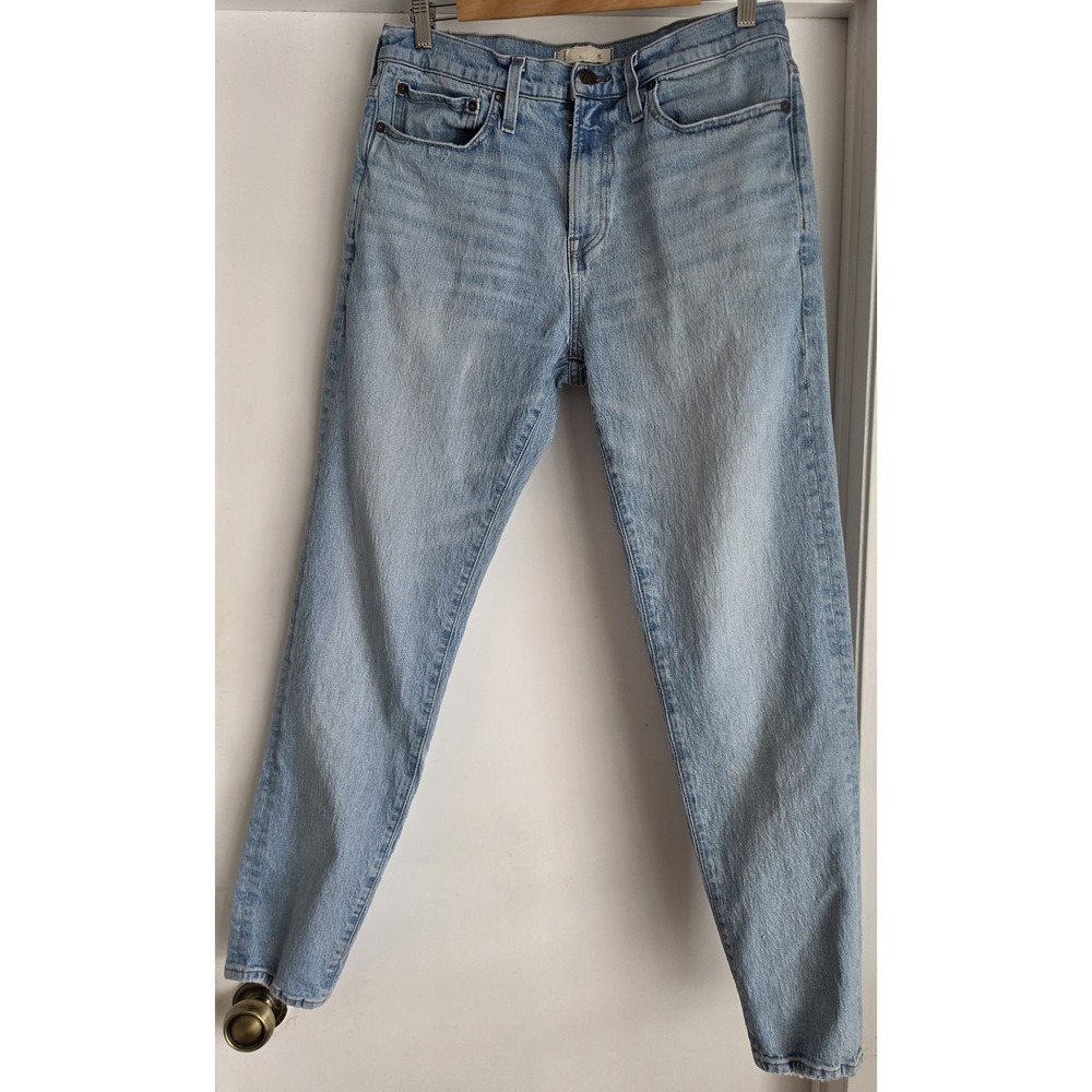 Madewell Jeans Women's 32 Straight Light Blue Denim Casual Pants Trousers